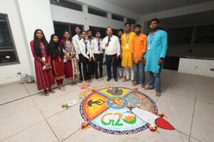 सिमेज कॉलेज में दीपावली के अवसर पर आयोजित हुई ‘रंगोली प्रतियोगिता’