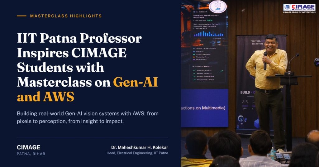 IIT Patna Professor at Cimage